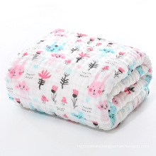 Baby Bath Towel Muslin Cloth Kids Bathrobe Child Blanket Wrap for Newborn Infant Toddler Boys Girls Gauze Cotton 105*105cm